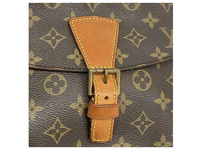 Borsa a spalla Louis Vuitton Monogram Jeune Fille GM - vista 12