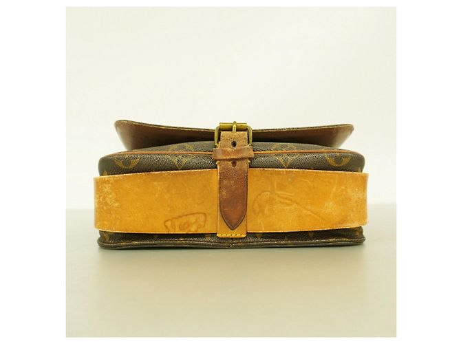 Louis Vuitton Monogram Cartouchiere MM Shoulder Bag - view 3