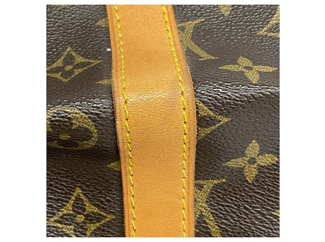Louis Vuitton Brown Boston Monogram Keepall 55 - vista 10