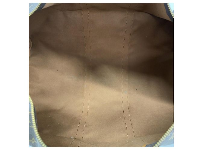 Louis Vuitton Brown Boston Monogram Keepall 55 - vista 4