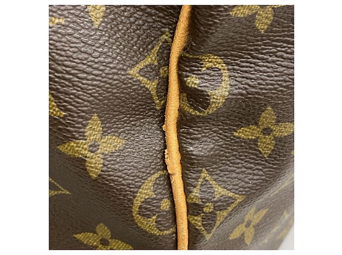 Louis Vuitton Brown Boston Monogram Keepall 55 - vista 6