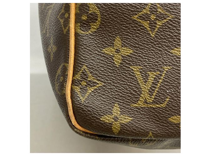 Louis Vuitton Brown Boston Monogram Keepall 55 - vista 7