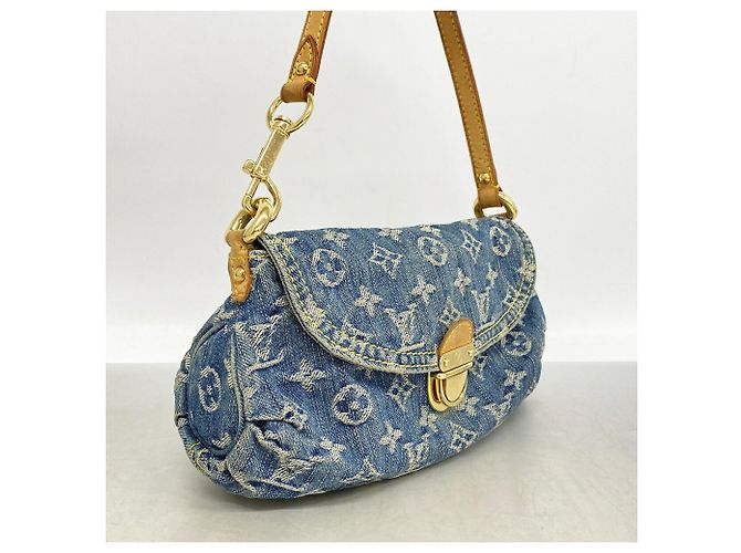 Borsa a tracolla Mini Pleaty Louis Vuitton Monogram Denim - vista 2