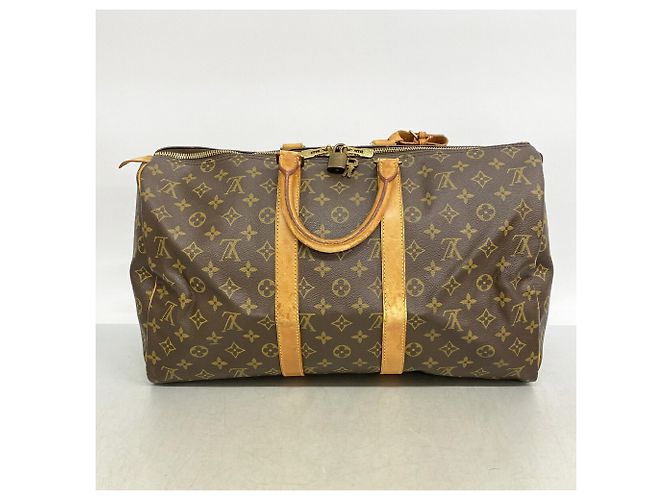 Borsa Louis Vuitton Boston Monogram Keepall 45 - vista 12