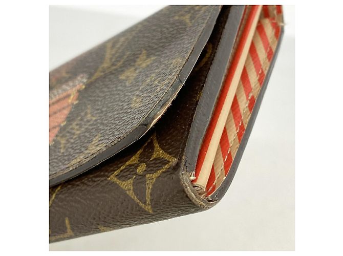 Louis Vuitton Monogram Portefeuille Sarah Trunk Long Wallet - vista 6