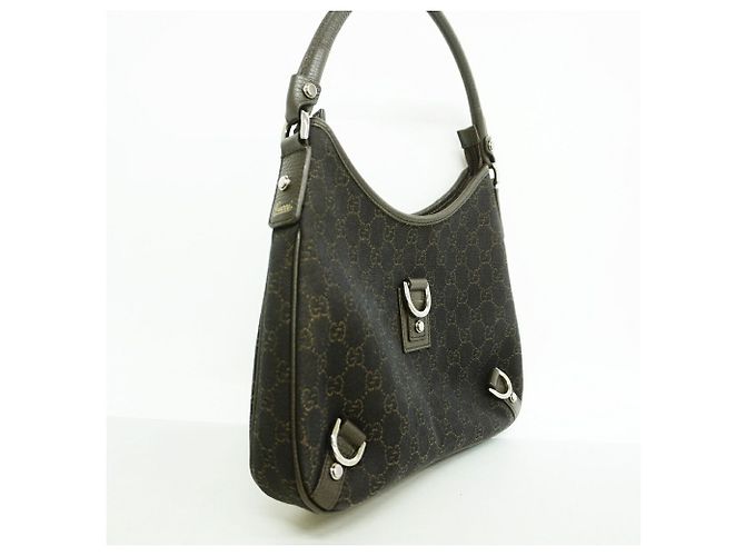Borsa a tracolla Gucci marrone scuro - vista 2