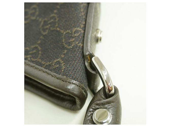 Borsa a tracolla Gucci marrone scuro - vista 7