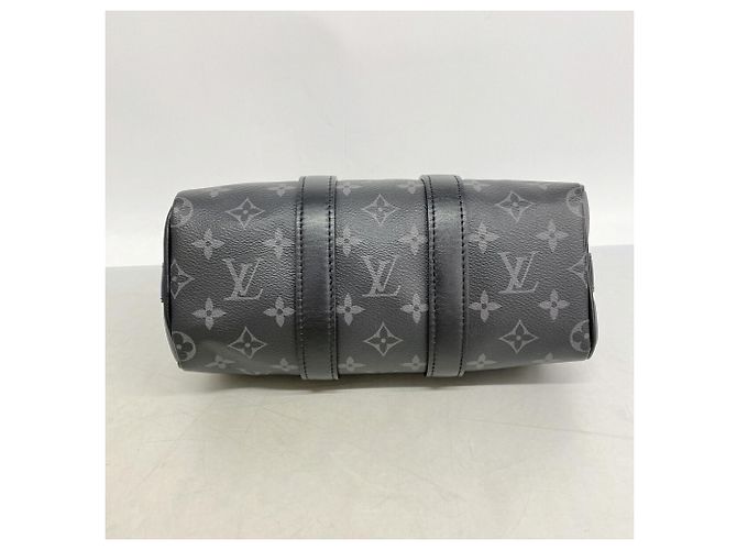Sac à main Louis Vuitton Monogram Eclipse Keepall Bandoulière 25 - vue 3