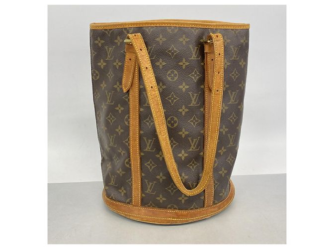 Borsa Tote Louis Vuitton Monogram Bucket GM M42236 Brown - vista 11