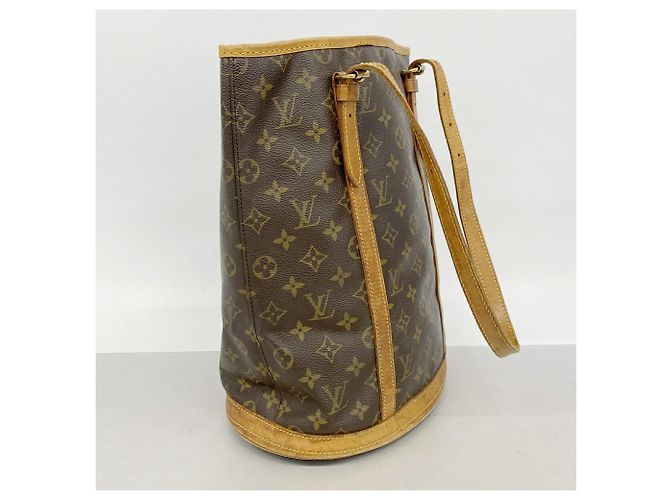Borsa Tote Louis Vuitton Monogram Bucket GM M42236 Brown - vista 2