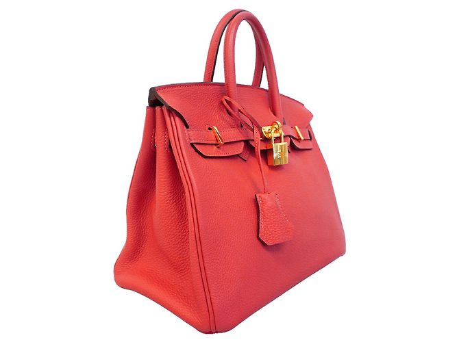 Hermès Borsa Hermes Birkin 25 in Rouge Pivoine - vista 2