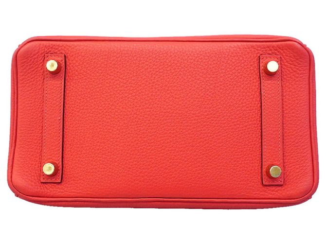 Hermès Borsa Hermes Birkin 25 in Rouge Pivoine - vista 3