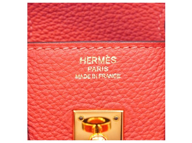 Hermès Borsa Hermes Birkin 25 in Rouge Pivoine - vista 5