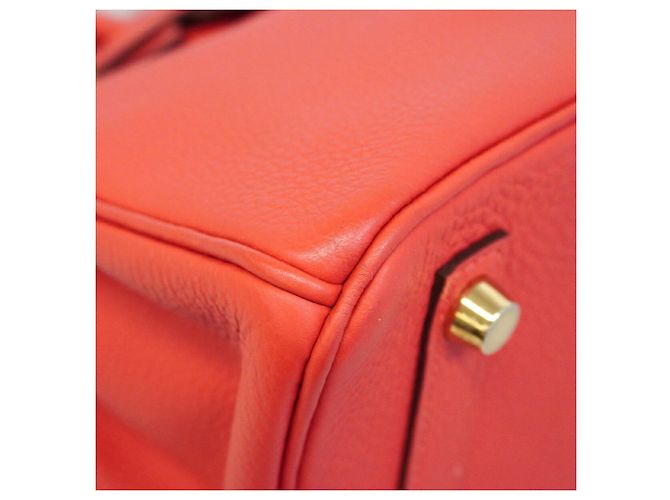 Hermès Borsa Hermes Birkin 25 in Rouge Pivoine - vista 6