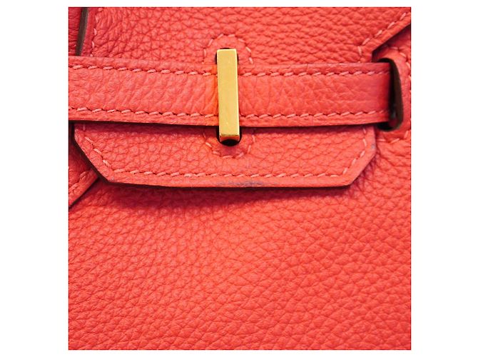 Hermès Borsa Hermes Birkin 25 in Rouge Pivoine - vista 9