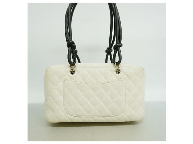 Borsa a Spalla Chanel Cambon in Pelle di Agnello - vista 11