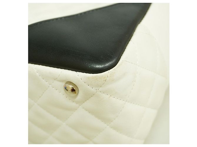 Borsa a Spalla Chanel Cambon in Pelle di Agnello - vista 6