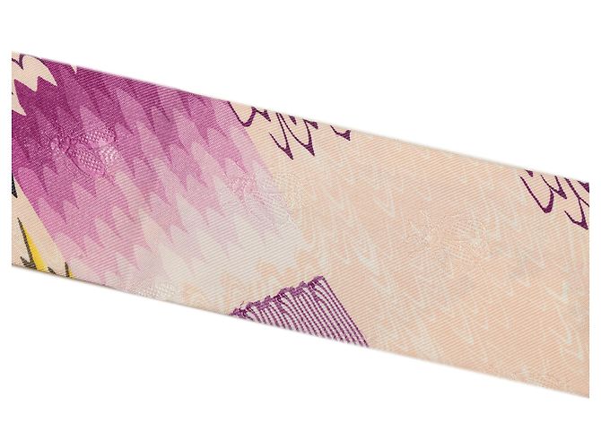 Hermès Pink All Over Marble Seidentuch Twilly - Ansicht 4