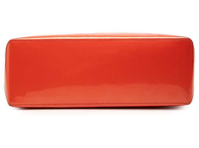 Louis Vuitton Orange Monogram Vernis Wilshire PM - vista 3