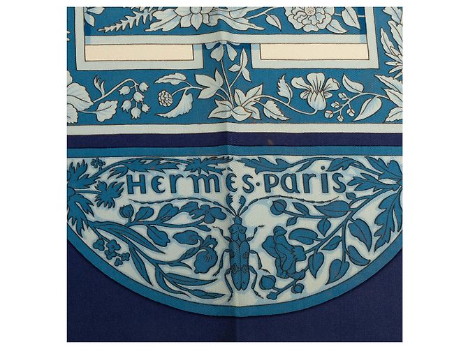 Hermès Blue Les Joyaux De L'Été Seidentuch 90 - Ansicht 3