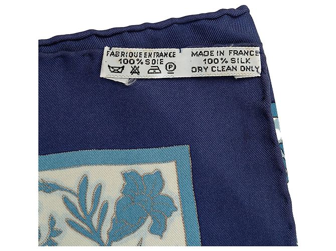 Hermès Blue Les Joyaux De L'Été Seidentuch 90 - Ansicht 4
