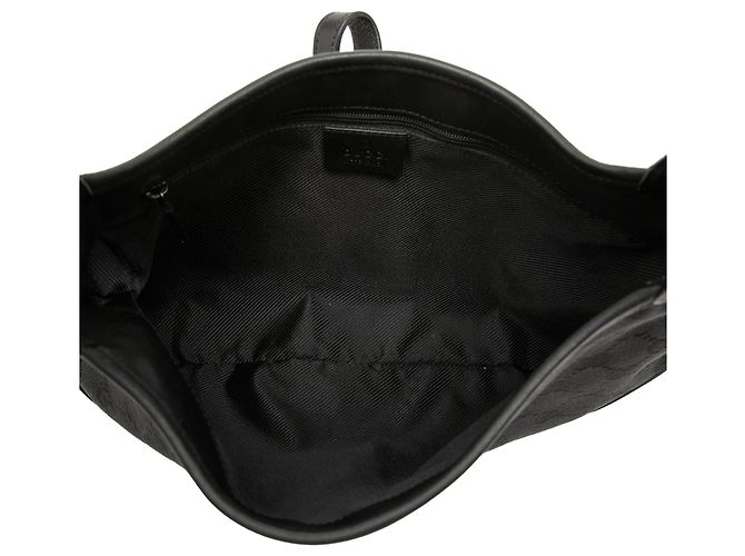 Gucci Borsa a tracolla Jackie in tela GG nera - vista 4