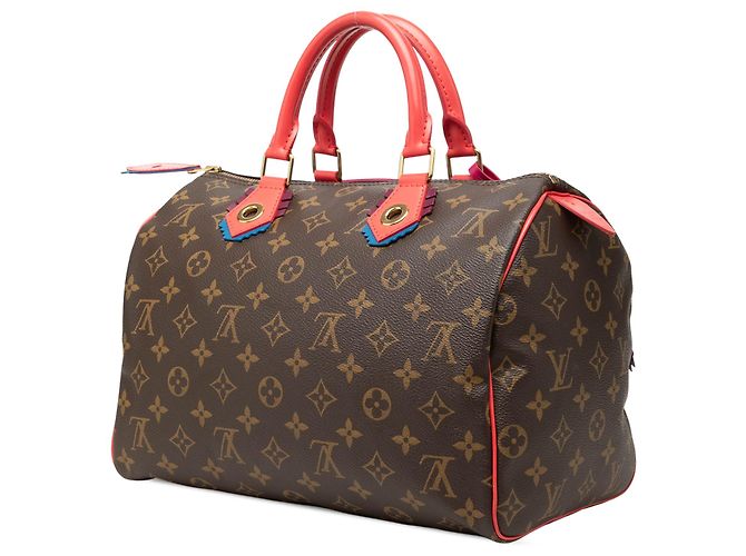 Louis Vuitton Brown Monogram Totem Speedy 30 - vista 2
