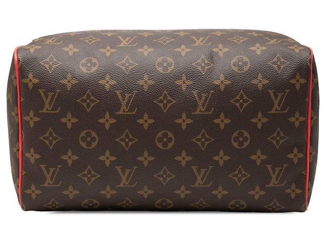 Louis Vuitton Brown Monogram Totem Speedy 30 - vista 3