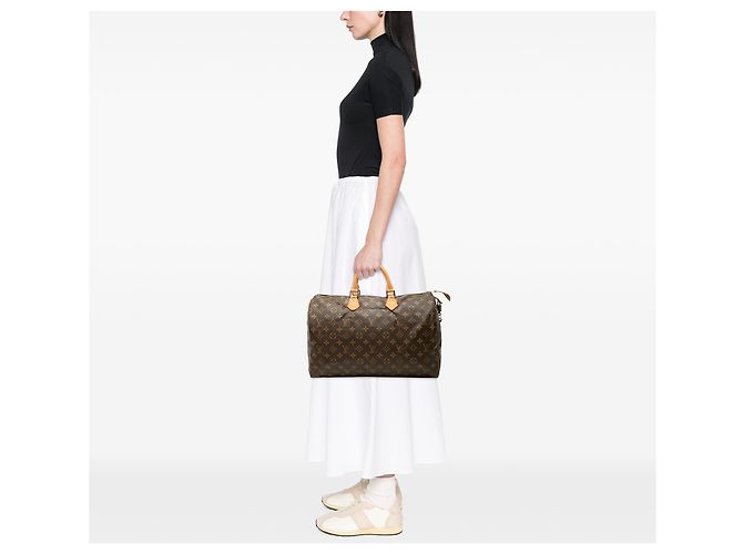 Louis Vuitton Brown Monogram Speedy 40 - view 6