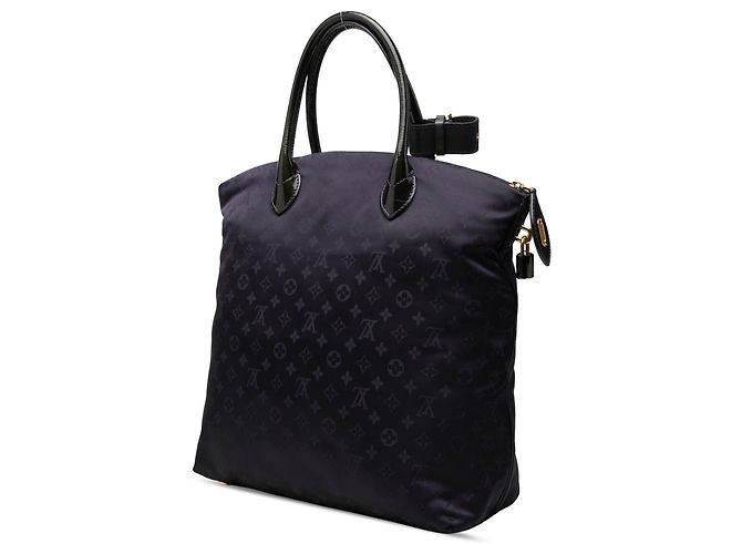 Louis Vuitton Blue Monogram Nylon Desire Lockit Vertical MM - Ansicht 2