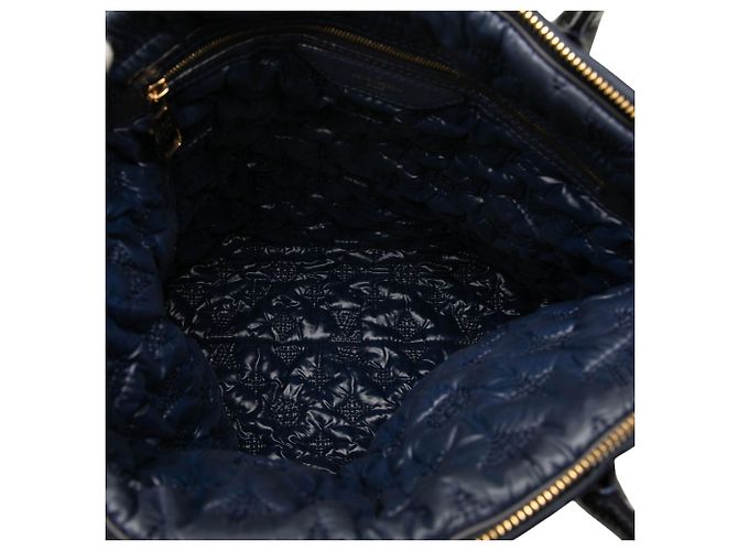Louis Vuitton Blue Monogram Nylon Desire Lockit Vertical MM - Ansicht 4