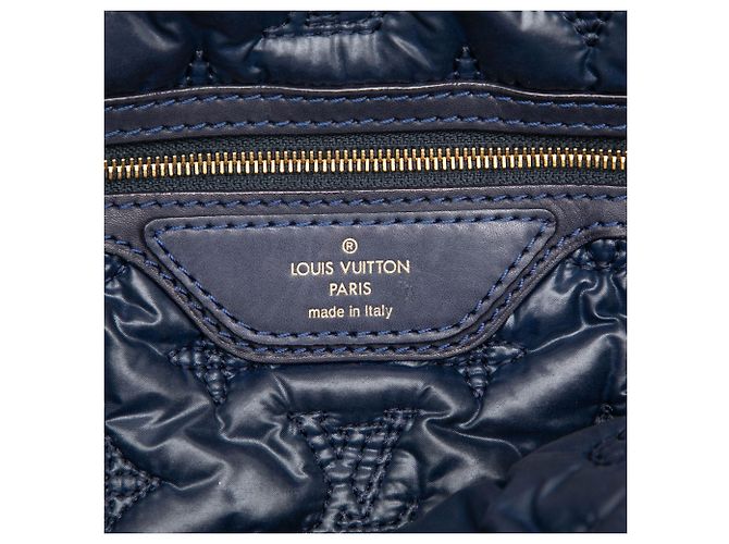 Louis Vuitton Blue Monogram Nylon Desire Lockit Vertical MM - Ansicht 5
