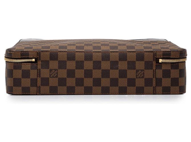 Louis Vuitton Brown Damier Ebene Porte Ordinateur Sabana - vista 3