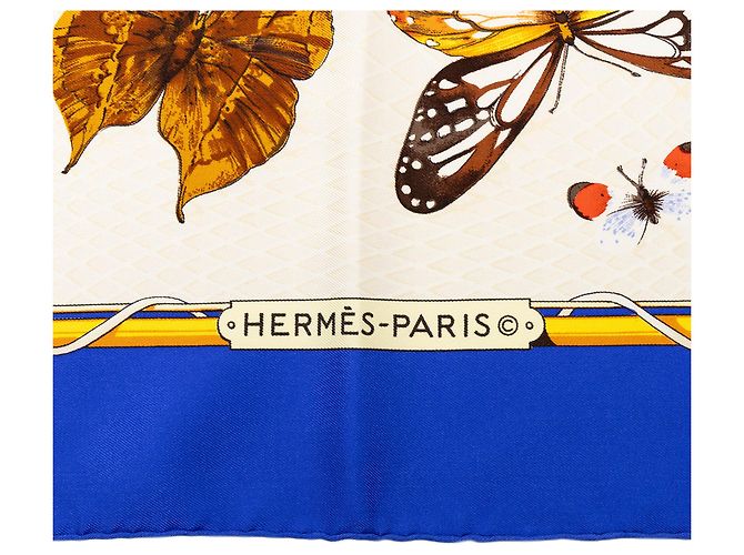 Hermès Blue Farandole Seidentuch 90 - Ansicht 5