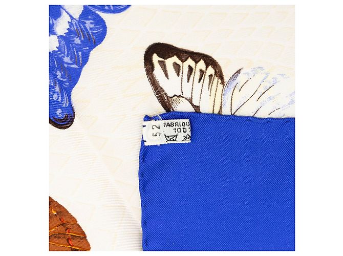 Hermès Blue Farandole Seidentuch 90 - Ansicht 6