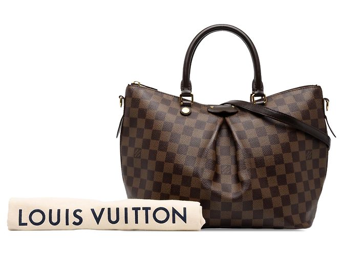 Louis Vuitton Brown Damier Ebene Siena MM - vista 11