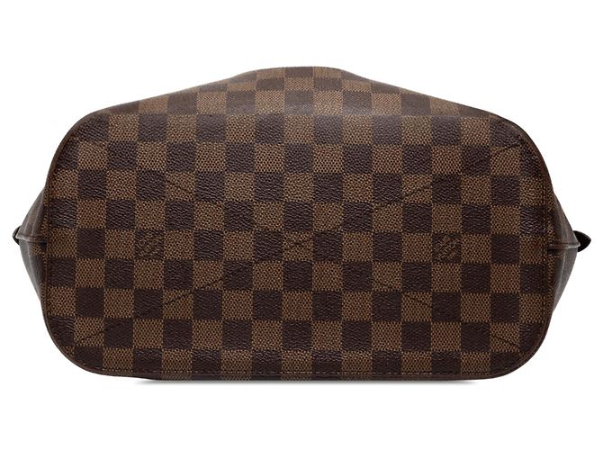 Louis Vuitton Brown Damier Ebene Siena MM - vista 3