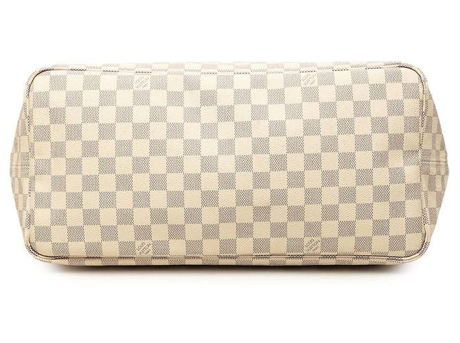 Louis Vuitton White Damier Azur Neverfull GM - vista 3