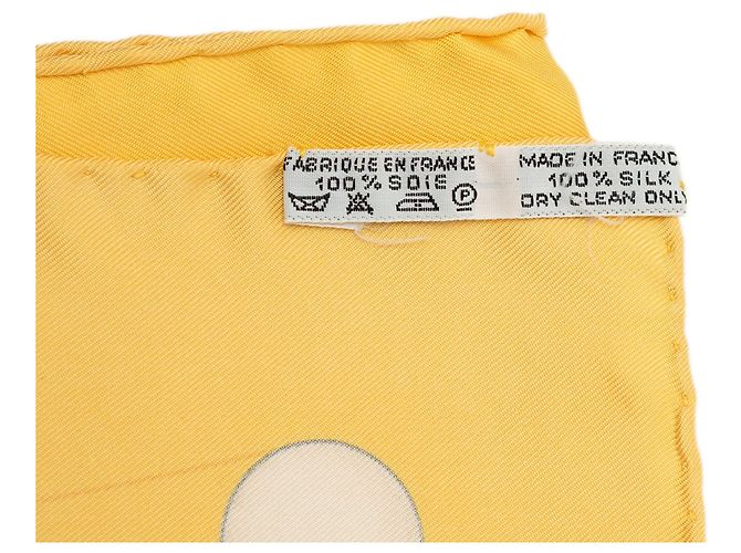 Hermès Yellow La Musique des Spheres Seidentuch 90 - Ansicht 2