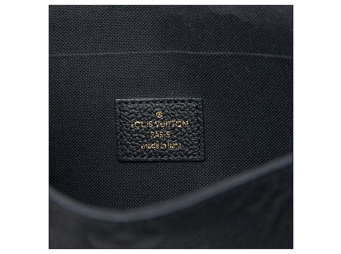 Pochette Félicie Louis Vuitton Black Monogram Empreinte Pochette Felicie - vista 5