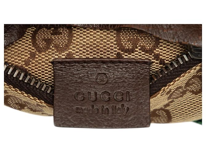 Gucci Beige GG Canvas Web Gürteltasche mit zwei Taschen - Ansicht 5