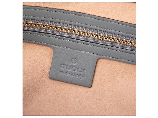 Gucci Guccissima Soft Shoulder Bag Grau Medium - Ansicht 5