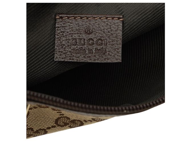 Pochette Gucci Beige GG Canvas Abbey D Ring - vista 5