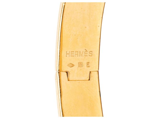 Bracciale Hermès Clic H PM in smalto bianco stretto - vista 4