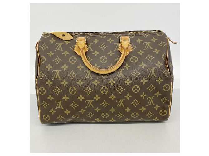Sac à main Louis Vuitton Monogram Speedy 35 - vue 10