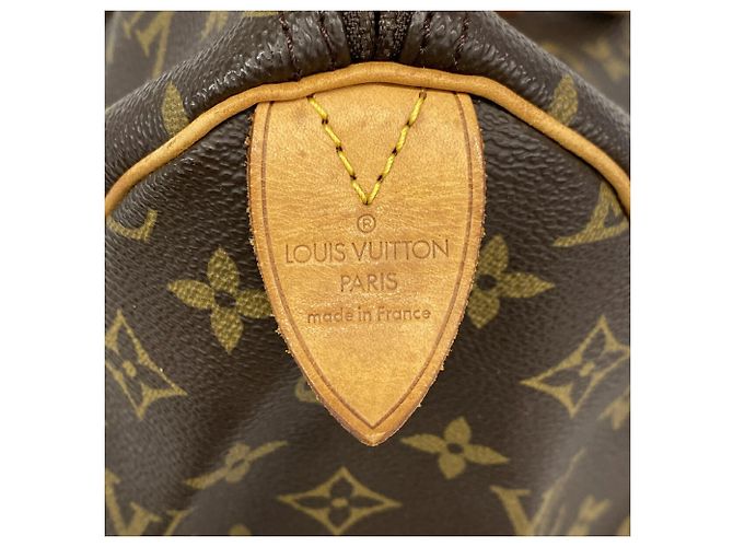 Sac à main Louis Vuitton Monogram Speedy 35 - vue 5