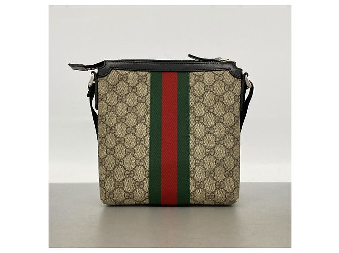 Borsa a tracolla Gucci GG Supreme Sherry Line - vista 13