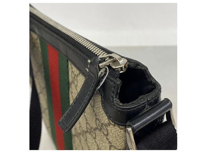 Borsa a tracolla Gucci GG Supreme Sherry Line - vista 8