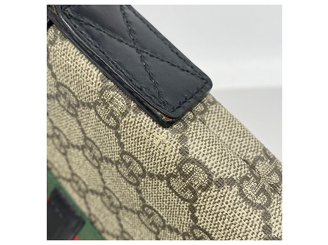Borsa a tracolla Gucci GG Supreme Sherry Line - vista 9