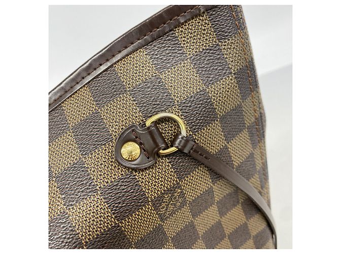 Saco Tote Louis Vuitton Damier Neverfull MM - vista 10